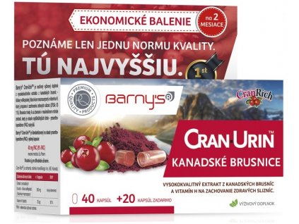 Barny's Cran-Urin 40 + 20 kapsúl