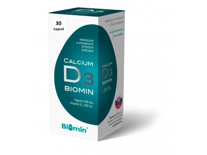 Biomin Calcium s vitamínom D 30 kapsúl