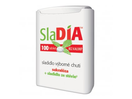 SlaDia sladidlo sukralóza zo stévie 100 tabliet