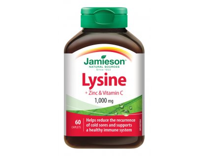 Jamieson Lyzín so zinkom a vitamínom C 60 tabliet