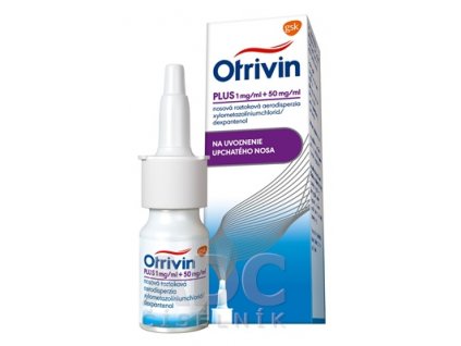 Otrivin Plus 1mg/ml + 50mg/ml sprej 10 ml