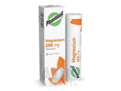 Magnesium 250 mg Pharmavit 20 šumivých tabliet