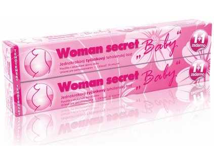 Woman secret Baby tehotenský test tyčinkový 2 ks