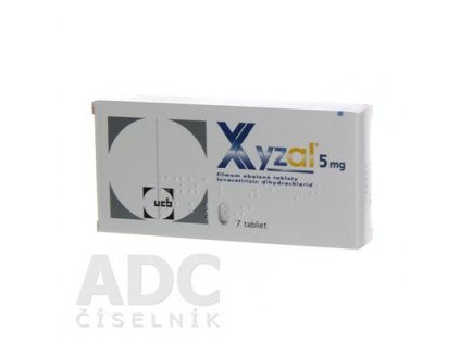 Xyzal 5 mg 7 tabliet