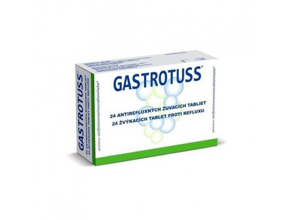 Gastrotuss tablety žuvacie antirefluxné 24 ks