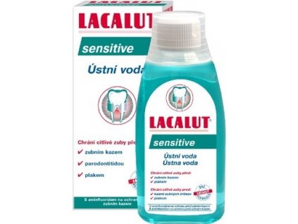 Lacalut Sensitive ústna voda 300 ml