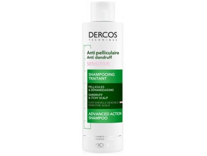 Vichy Dercos Anti-pelliculaire šampón proti lupinám na citlivú pokožku 200 ml