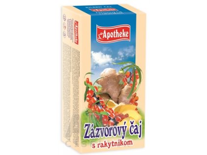 Apotheke Čaj Zázvorový s rakytníkom 20 x 2 g