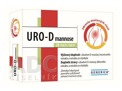 Generica URO-D mannose 20 tabliet