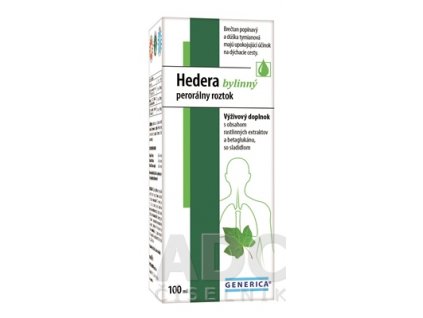 Generica Hedera bylinný perorálny roztok 100 ml