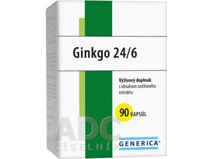 Generica Ginkgo 24/6 kapsuly 40 mg 90 ks