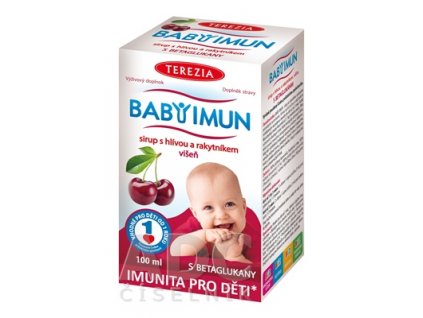 Terezia Company Baby Imun sirup s hlivou a rakytníkom višna 100 ml