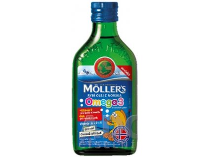 Mollers Omega 3 Ovocná príchuť 250 ml