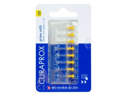 Curaprox CPS 09 Prime Refill medzizubné kefky 8 ks