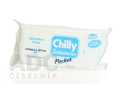 Chilly Intima Antibacterial intímne obrúsky 12 ks