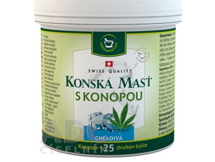 Konská masť s konopou chladivá 250 ml