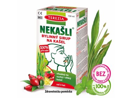 Terezia Company Nekašli bylinný sirup na kašeľ 150 ml
