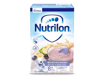 Nutrilon Obilno-mliečna kaša Viaczrnná s ovocím 6+ 225 g