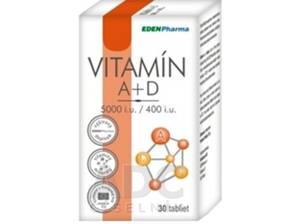 Edenpharma Vitamín A + D 5000 I.U./ 400 I.U. 30 tabliet