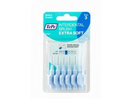 TePe Extra Soft medzizubné kefky 0,6 mm 6 ks