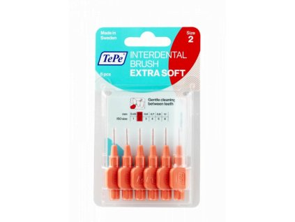 TePe Extra Soft medzizubné kefky 0,5 mm 6 ks