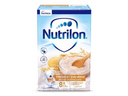 Nutrilon Obilno-mliečna kaša Piškótová so 7 druhmi obilnín 8+ 225 g