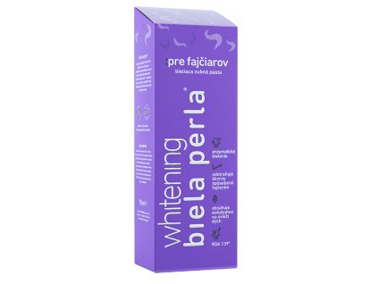 Biela perla Whitening pre fajčiarov zubná pasta 75 ml