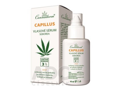 Cannaderm Capillus vlasové sérum seborea 40 ml