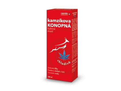 Cemio kamzikova Konopna mast chladiva 200ml iliek