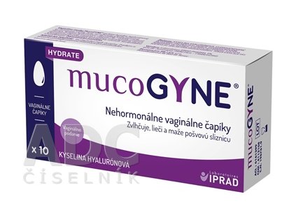 Mucogyne nehormonálne vaginálne čapíky 10 ks