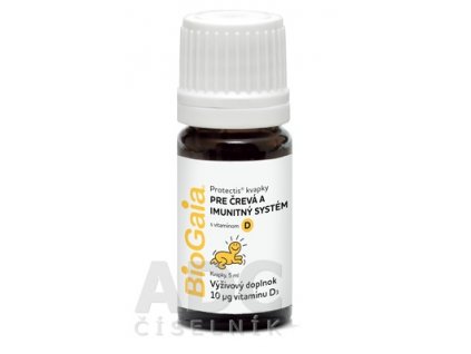 BioGaia Protectis s vitamínom D kvapky 5 ml