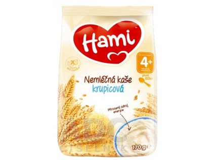 Hami Obilná nemliečna kaša 4+ krupicová 170 g