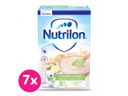 Nutrilon Obilno-mliečna kaša 7 cereálií s ovocím 8+ 7 x 225 g