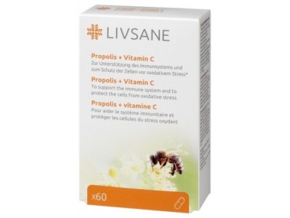Livsane Propolis + Vitamín C 60 kapsúl