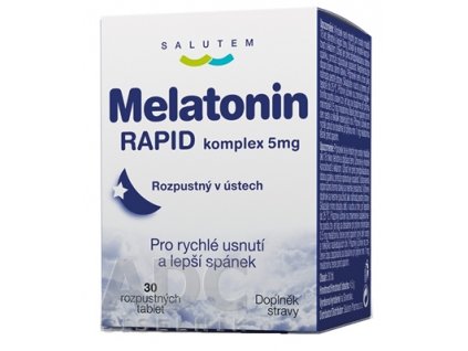 Salutem Melatonin Rapid komplex 5 mg 30 tabliet