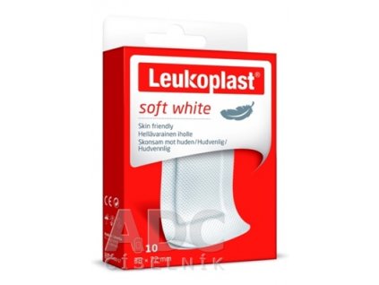 Leukoplast soft white náplasť na rany 38 x 72 mm 10 ks