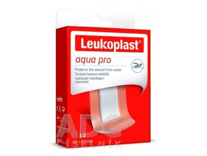 Leukoplast Aqua pro náplasť na rany vodeodolná 38x63 mm 10 ks