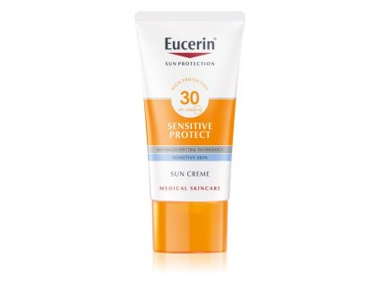 Eucerin Vysoko ochranný krém na opaľovanie na tvár Sensitive Protect SPF 30, 50ml