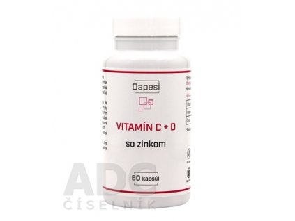 Dapesi Vitamín C + D3 so zinkom 60 kapsúl