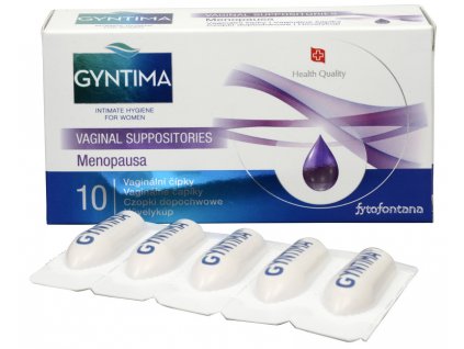 Gyntima Vaginálne čapíky Menopausa 10 ks