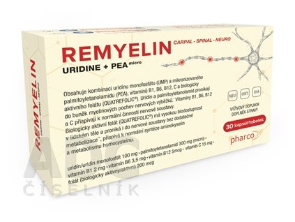 Remyelin Uridine+PEA+vitamíny B a C 30 kapsúl