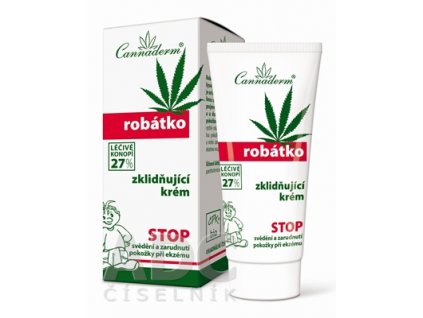 Cannaderm Robátko upokojujúci krém pri svrbení pokožky 50 g