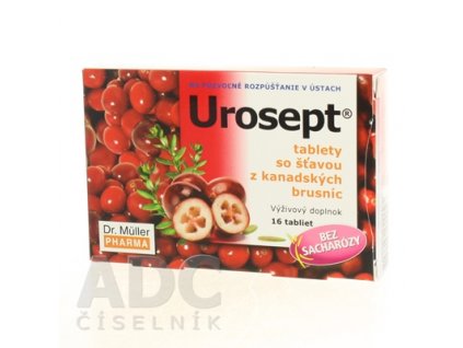 Dr. Müller Urosept s brusnicovým extraktom 16 tabliet