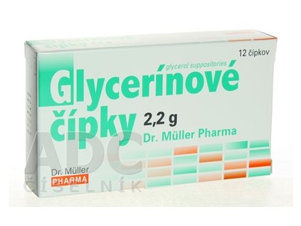 Dr. Müller Glycerinové čípky 2.2 g 12 ks