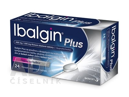 Ibalgin Plus tablety 24 x 400 mg / 100 mg