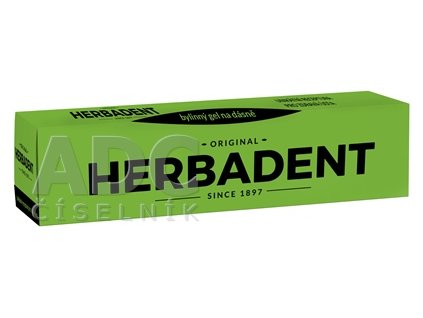 Herbadent Original bylinný gel na ďasná (zelený) 25 g