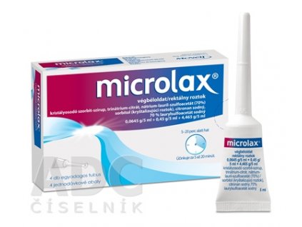 Microlax rektálny roztok 4x5 ml