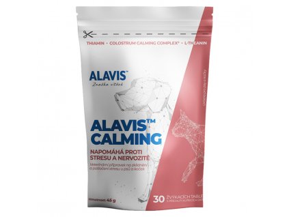 Alavis Calming žuvacie tablety pre psy a mačky 45 g 30 ks