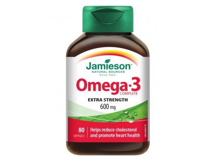 Jamieson Omega-3 Complete extra strength 600 mg 80 kapsúl