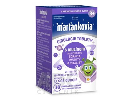Walmark Marťankovia s inulínom lesná zmes 30 tabliet
